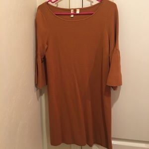 Anthropologie Burnt Orange Dress